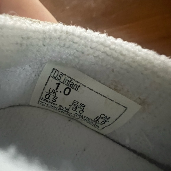 Vans rainbow checker slip ons size 1 baby infant - Picture 3 of 5